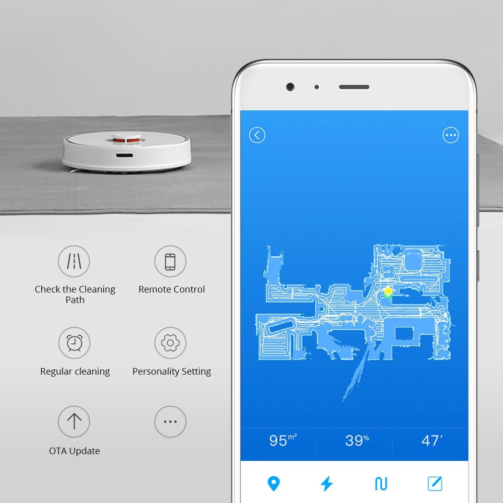 robot süpürge harita yönetimi
